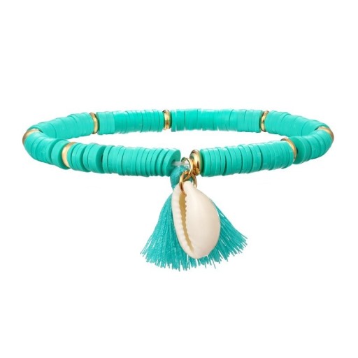 Dames kralenarmband met schelp