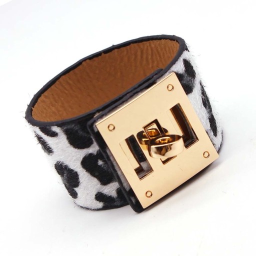 Dames leren armband H336