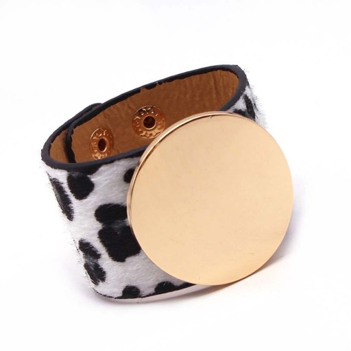 Dames leren armband H336
