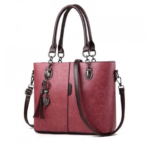 Dames leren handtas M813
