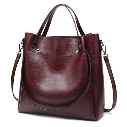 Dames leren handtas M847