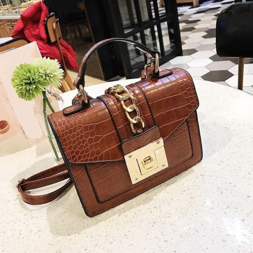 Dames leren handtas M906