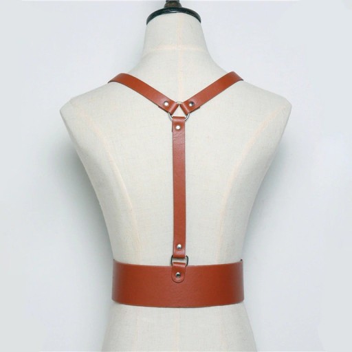 Dames leren harnas C990