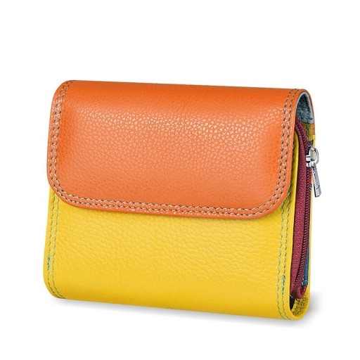 Dames leren mini portemonnee M560