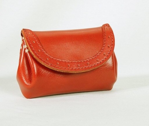 Dames leren mini portemonnee M617