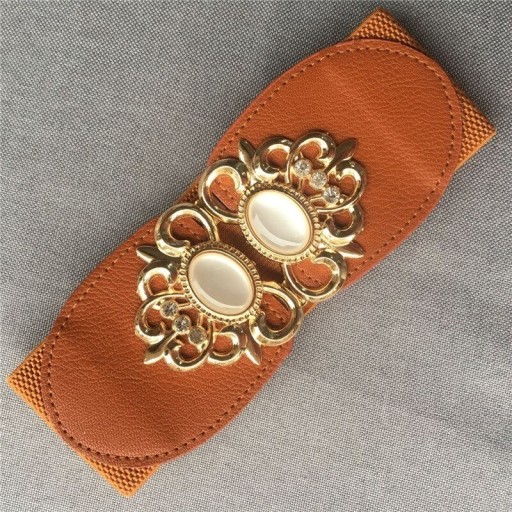 Dames leren riem L43
