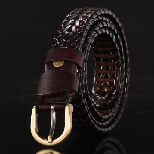 Dames leren riem L493