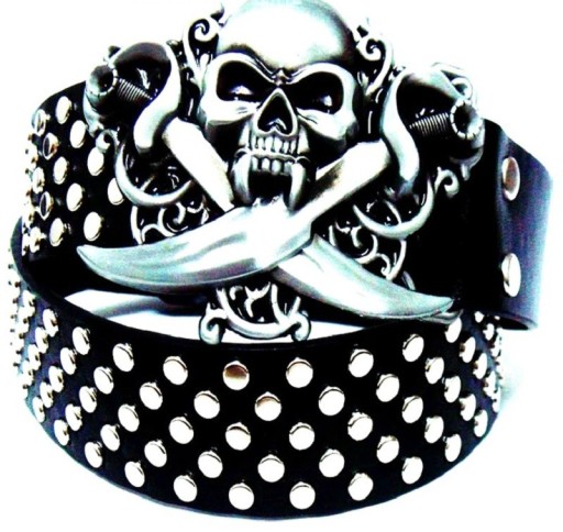 Dames leren riem L92