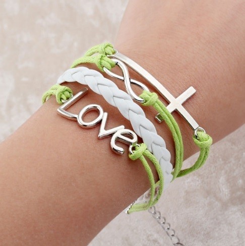 Dames multilayer armband LOVE J1228