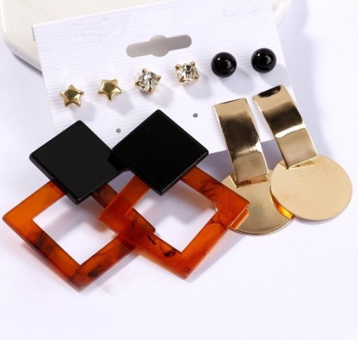 Dames oorbellen 5 paar H856