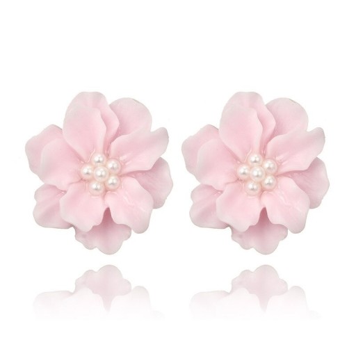 Dames oorbellen bloemen H754