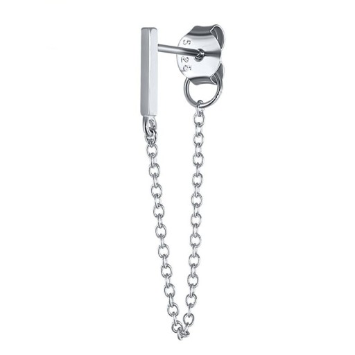 Dames oorbellen met ketting