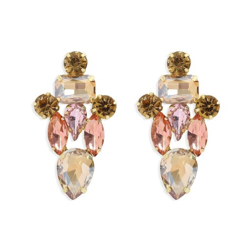 Dames oorbellen met zirkonen G639