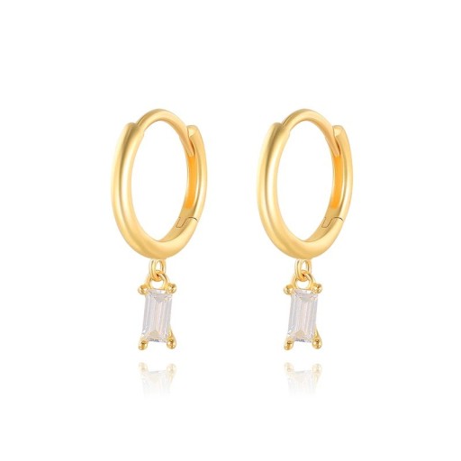 Dames oorbellen met zirkonen H743