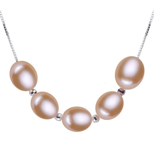 Dames parelketting D612