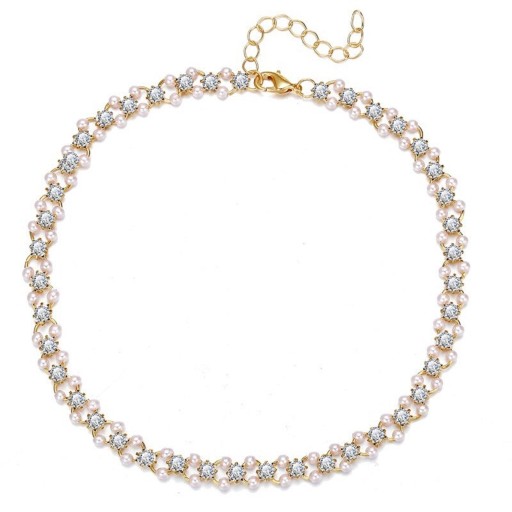 Dames parelketting G777