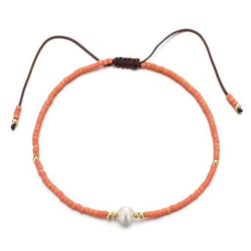 Dames pull-up armband met parel