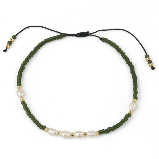 Dames pull-up armband met parels