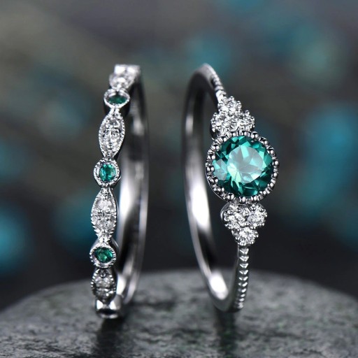 Dames ringset 2 stuks D2475