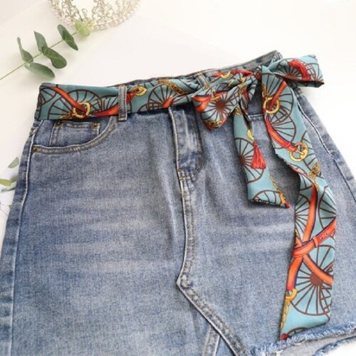 Dames stoffen riem L100