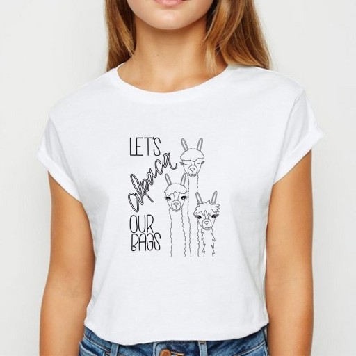 Dames T-shirt met dierenprint B352