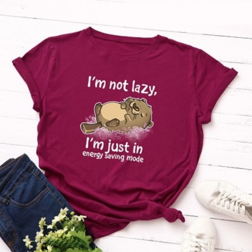 Dames T-shirt met grappige print A957