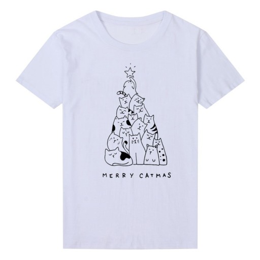 Dames T-shirt met katten
