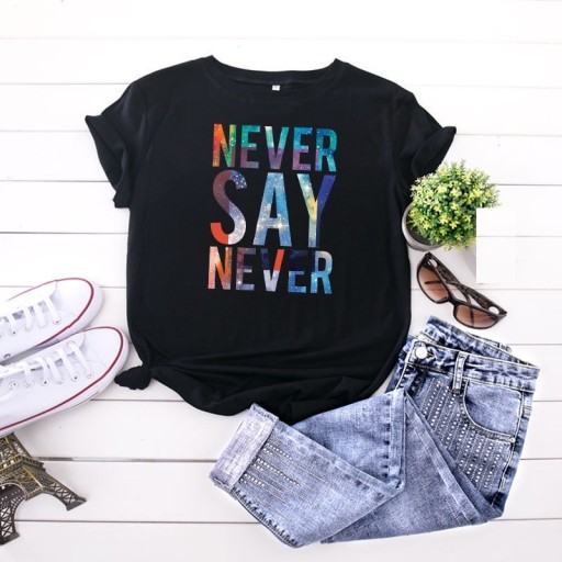 Dames T-shirt met kleurrijke print B190