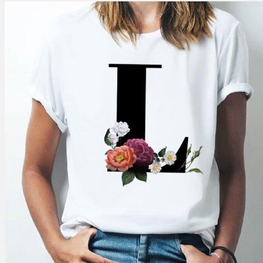 Dames T-shirt met letter