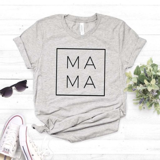 Dames T-shirt met opschrift MAMA