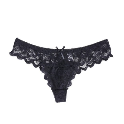 Dames tanga met kant J803