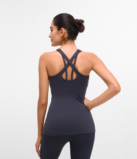 Dames tanktop met gekruiste bandjes