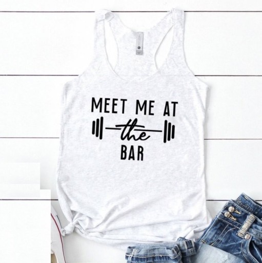 Dames tanktop met grappige print A1324