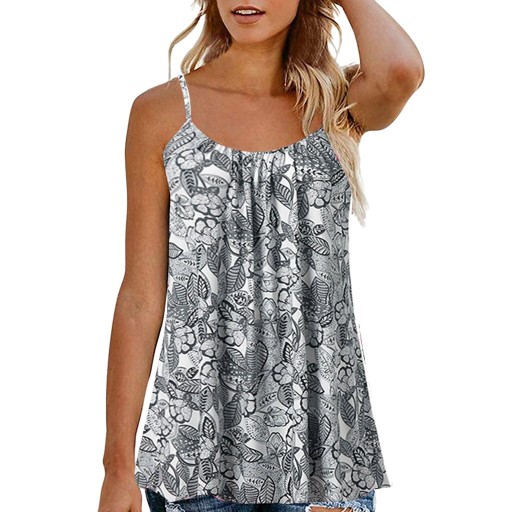 Dames tanktop met patroon