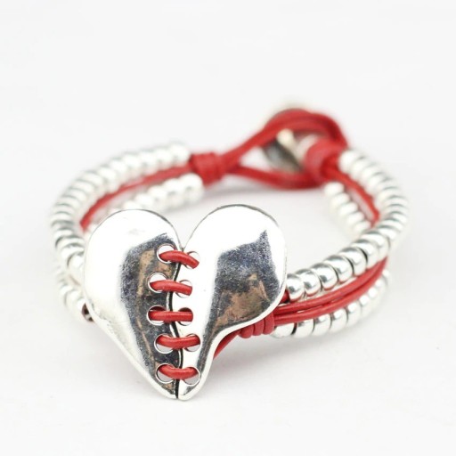 Dames vintage armband met hart