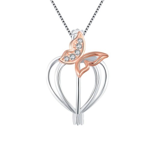Dames vlinder ketting D518