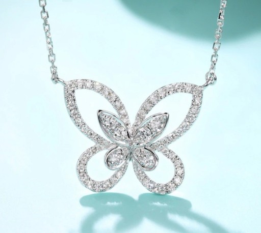 Dames vlinder ketting D831