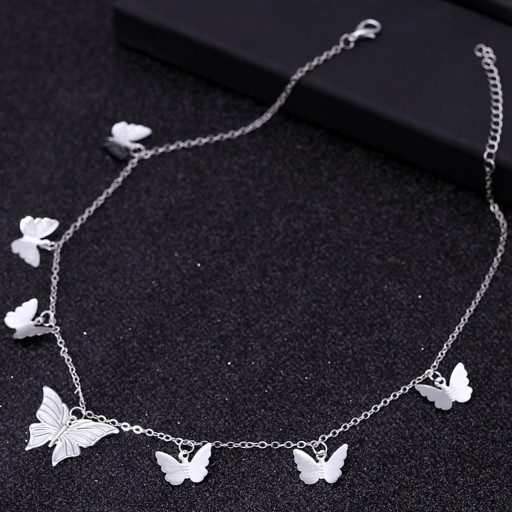 Dames vlinder ketting G723