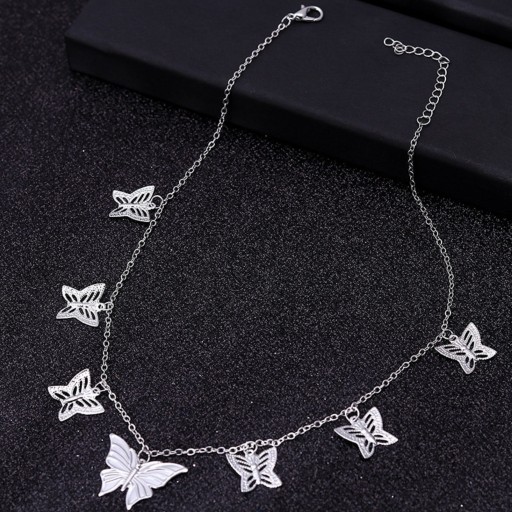 Dames vlinder ketting G723