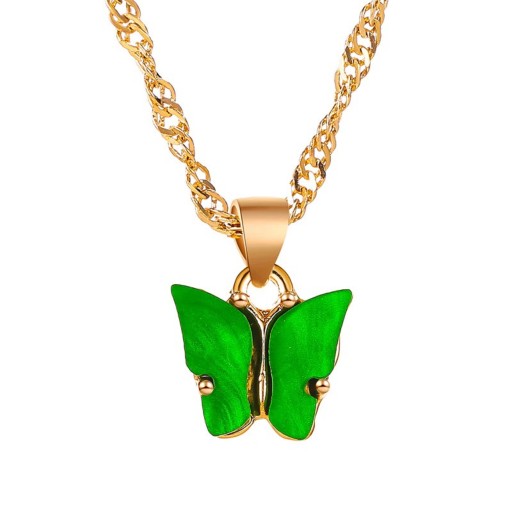 Dames vlinder ketting G732