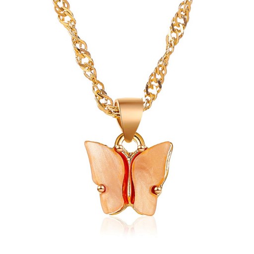 Dames vlinder ketting G732