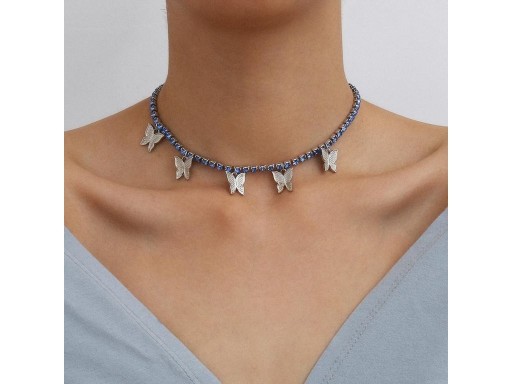 Dames vlinder ketting G760
