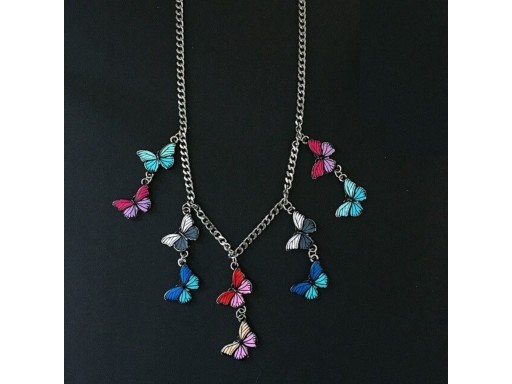 Dames vlinder ketting G760