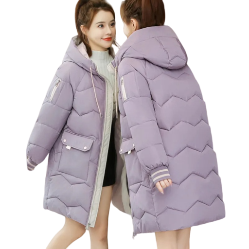 Dames winterjas met capuchon