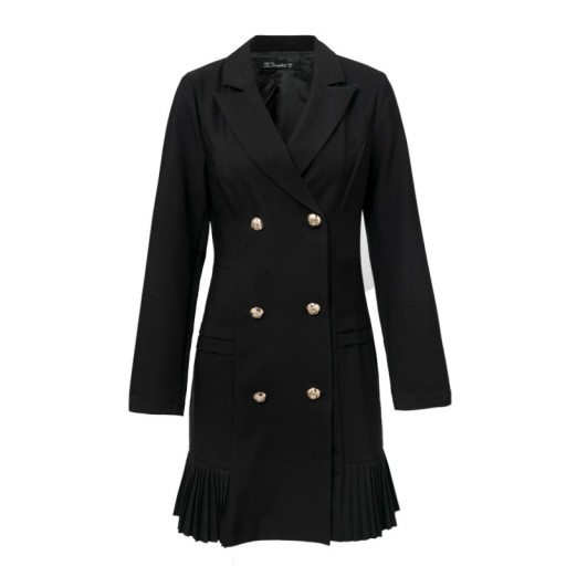 Dames zwarte jurk Robin