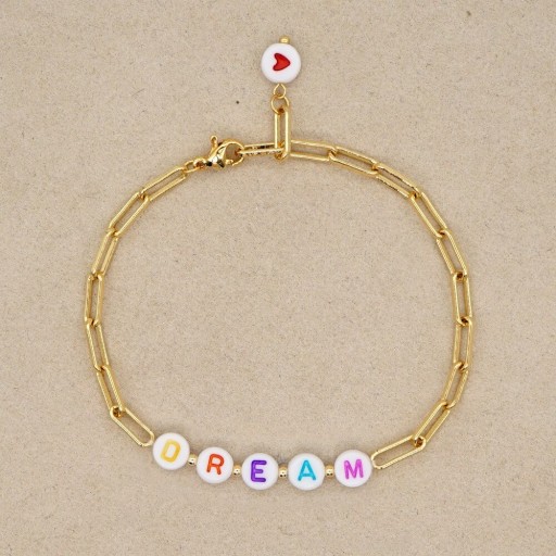 Damesarmband met grote schakels H292