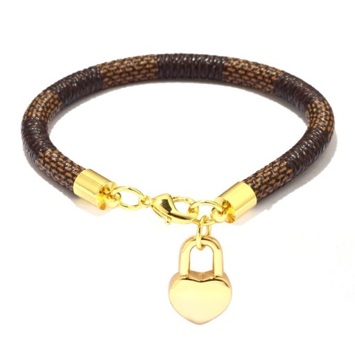 Damesarmband met hartjeshanger H381