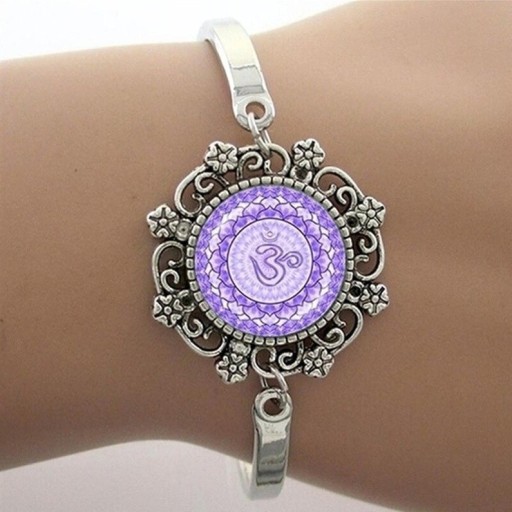 Damesarmband met mandala H584