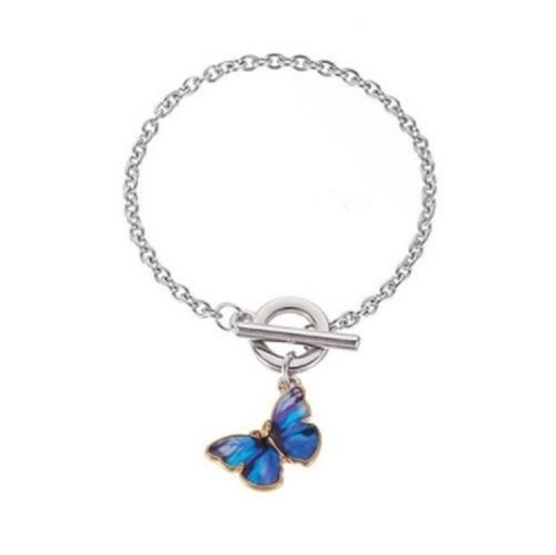 Damesarmband met vlinderhanger