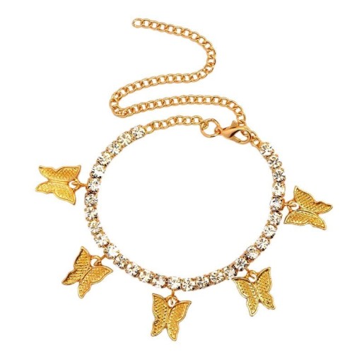 Damesarmband met vlinders H384